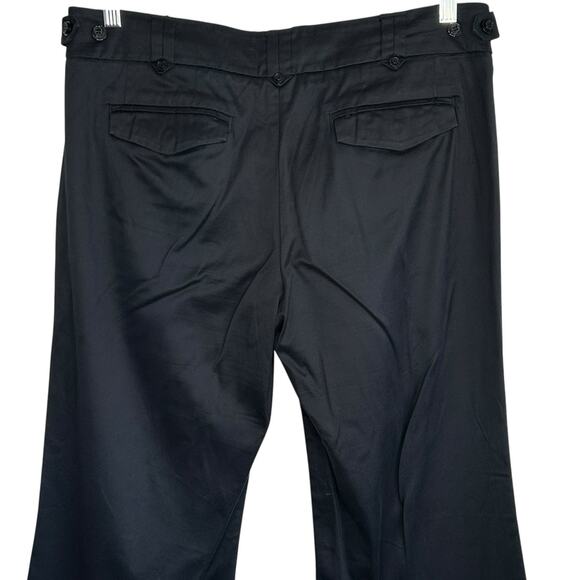 VTG Da-Nang Y2k Wide Leg‎ Pants Womens Size 10 Goth Grunge Silky Rocker Skater - Picture 8 of 13